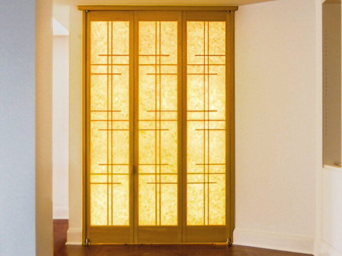Shoji Style door at a Central Park view residence